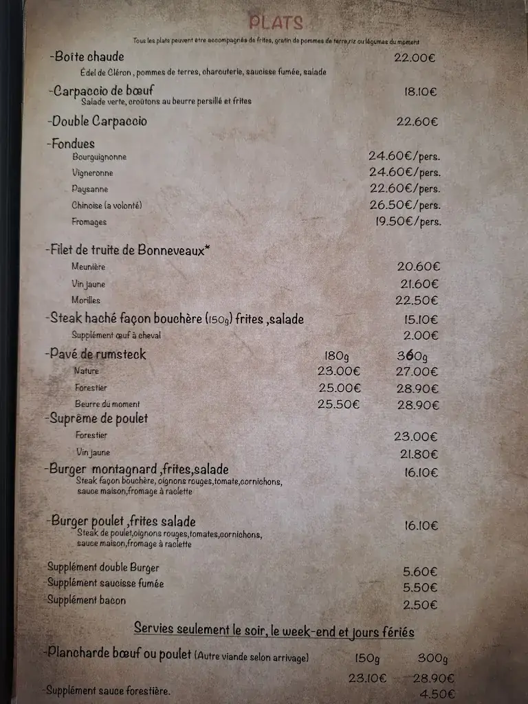 Menu_AUBERGE DE POUDREY_Étalans_image_1