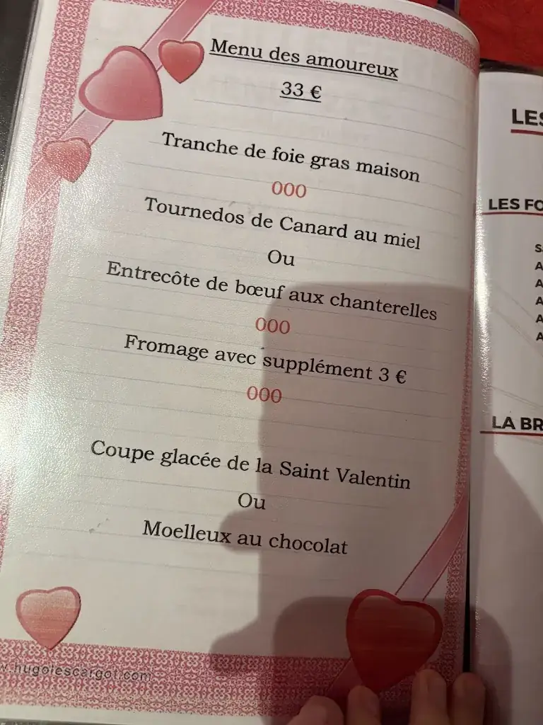 Menu_La vieille Ferme_Beauzac_image_1