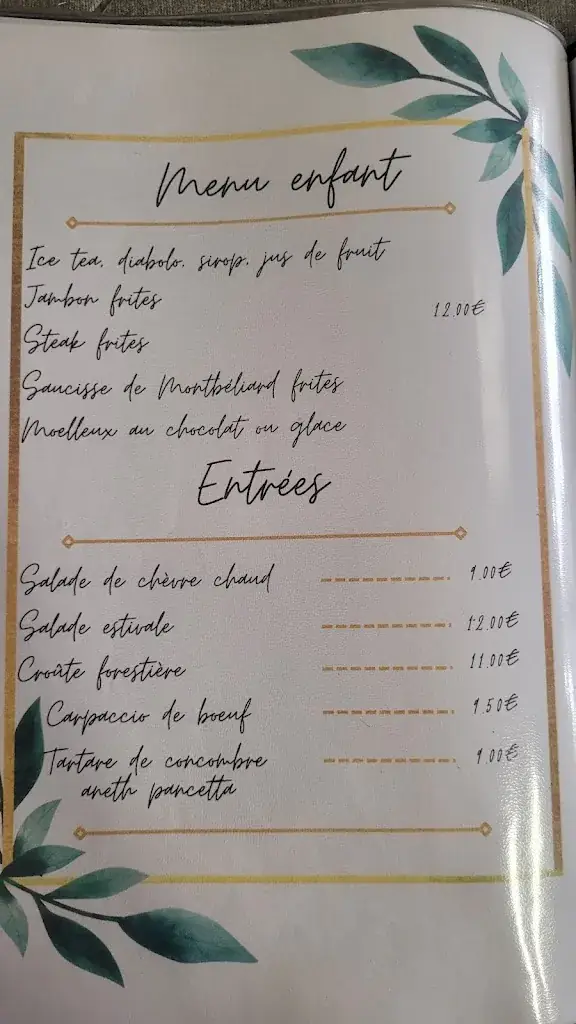 Menu_L'instant Des Saveurs_Longevelle-sur-Doubs_image_1