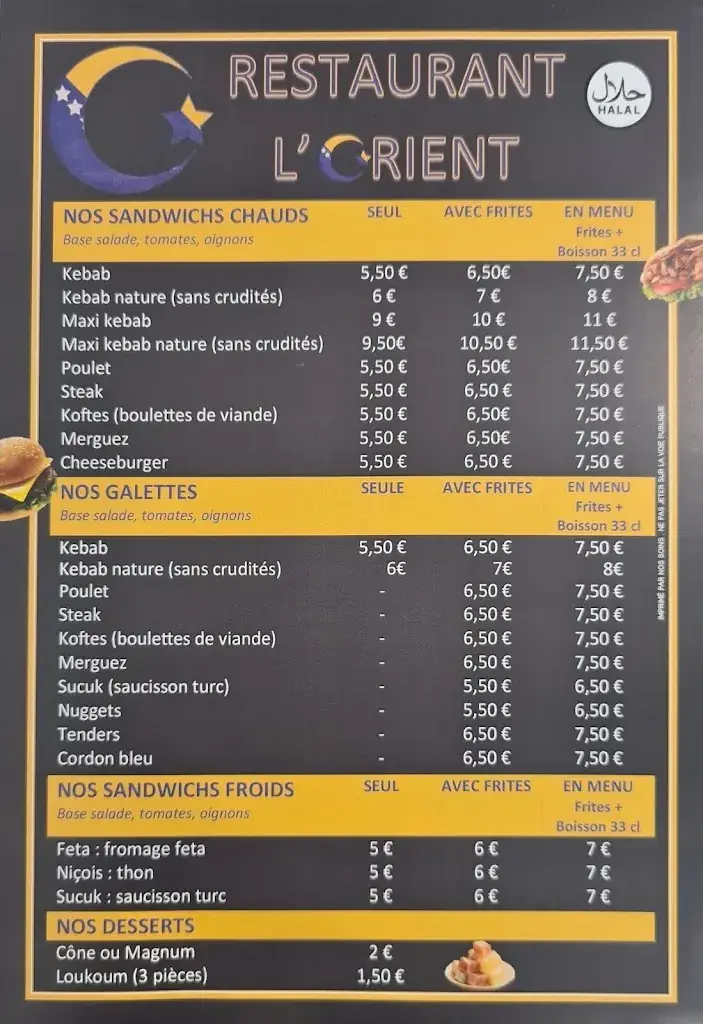 Menu_L'orient_Luxeuil-les-Bains_image_1
