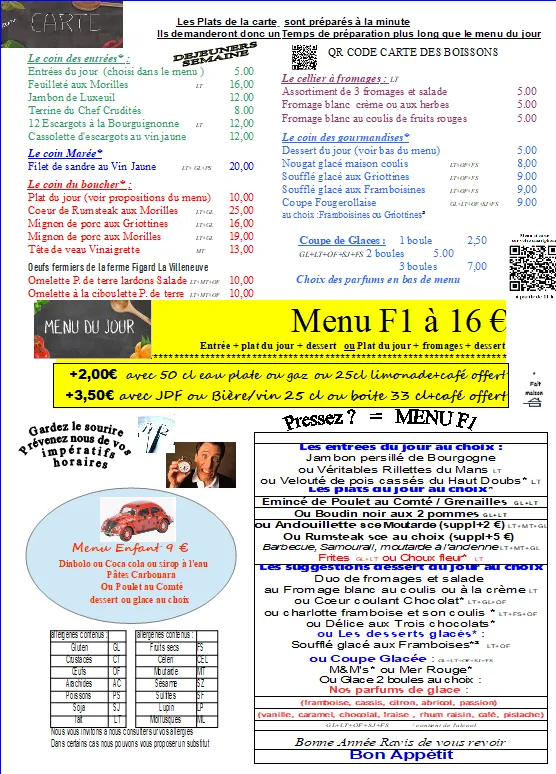Menu_Le rallye Gourmand Restaurant Traiteur - Luxeuil les Bains France_Luxeuil-les-Bains_image_3