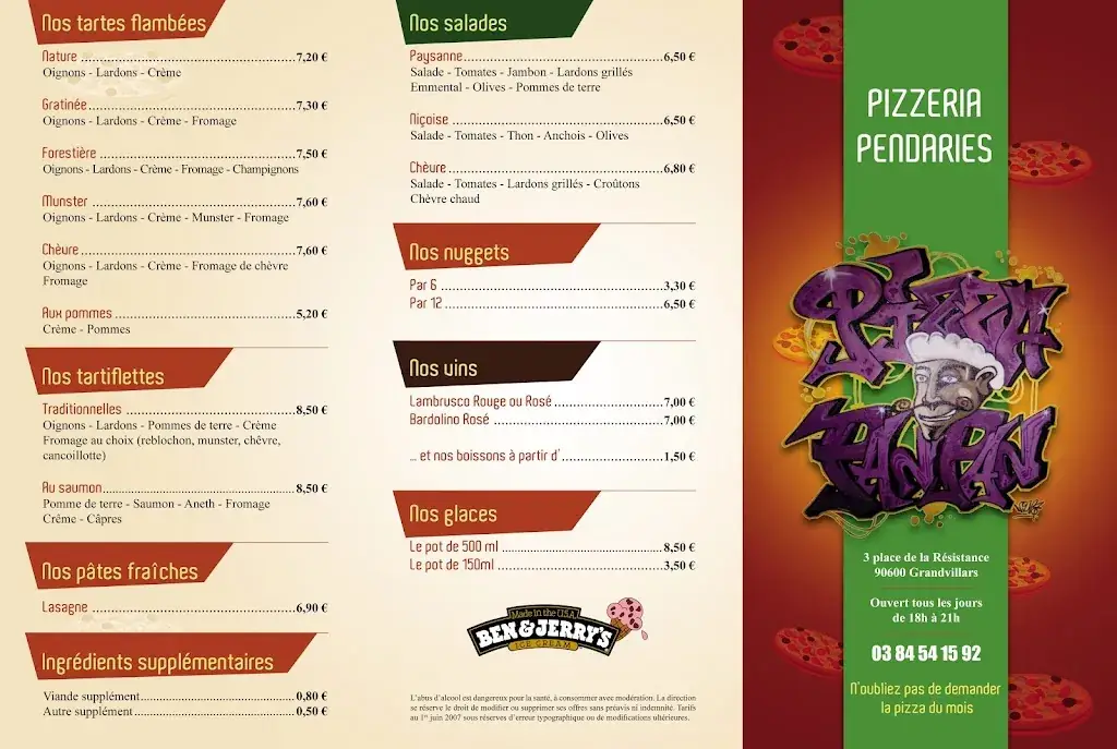 Menu_Pizzeria Chez Pendaries_Grandvillars_image_2