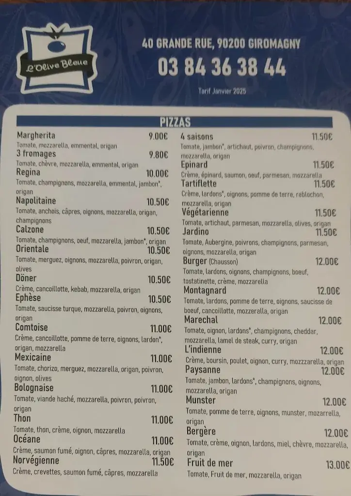 Menu_L'Olive Bleue_Giromagny_image_2