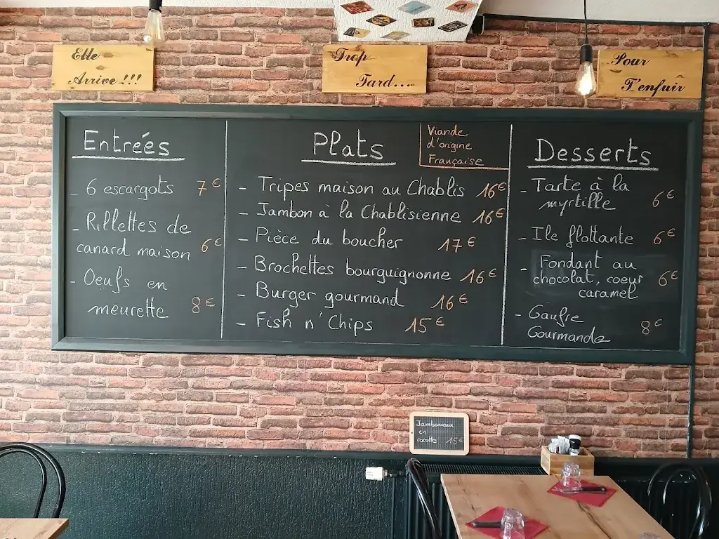 Menu_Les 3 Cailloux pub/restaurant_Gurgy_image_1