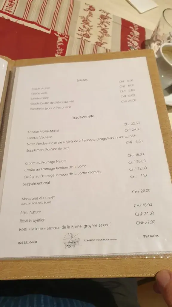 Menu_Auberge de La Loue_Pringy_image_3