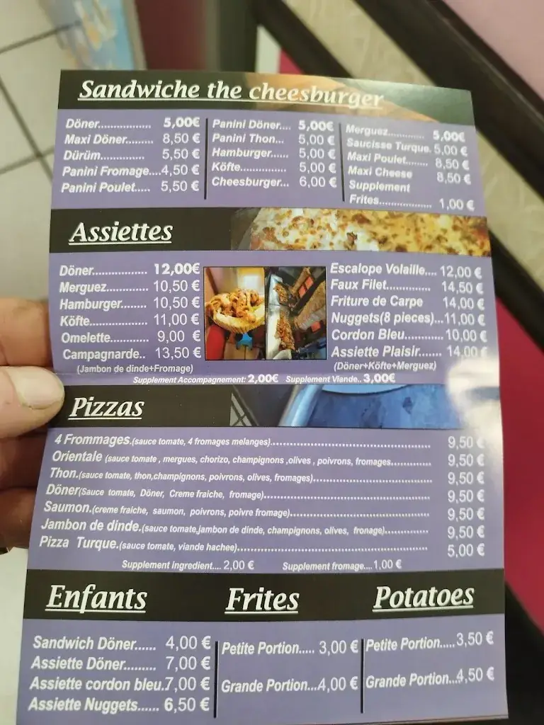 Menu_O Délices de Fatih - Restaurant Hérimoncourt_Hérimoncourt_image_1