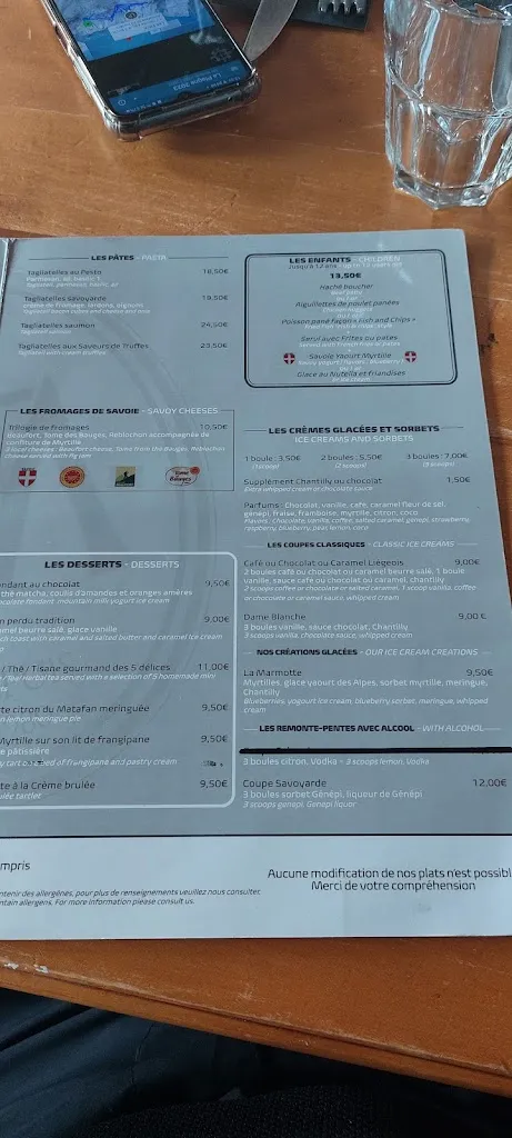 Menu_Restaurant Le Matafan Belle Plagne_Tarentaise_image_2