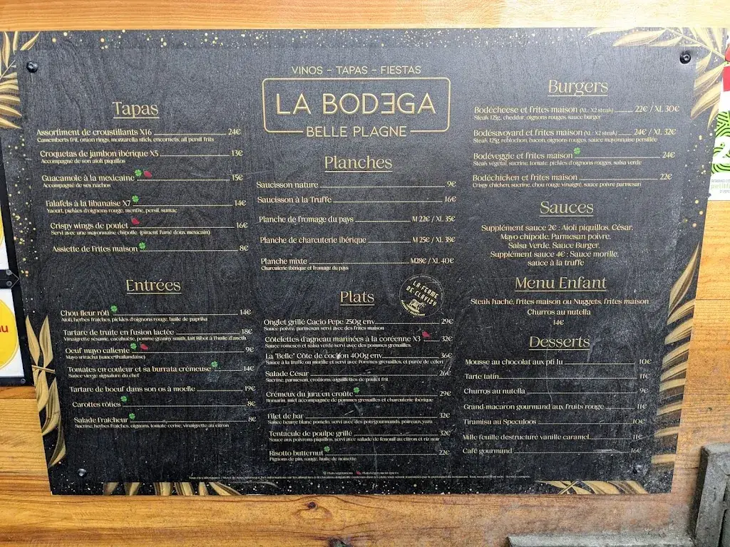 Menü_La Bodega_Plagne-Tarentaise_Bild_3