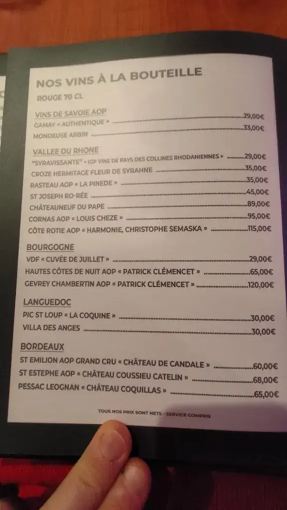 Menü_La Bodega_Plagne-Tarentaise_Bild_4