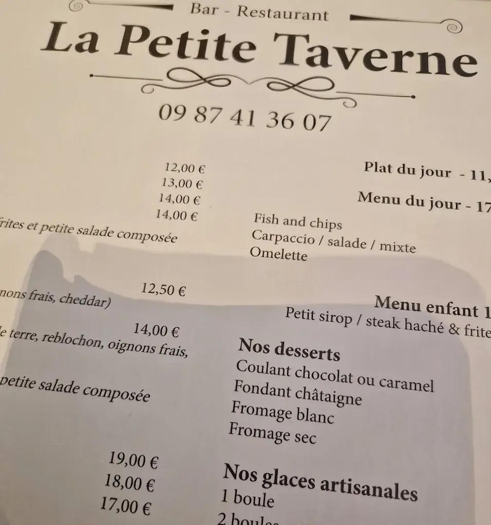 Menü_La Petite Taverne_Beaurepaire_Bild_4