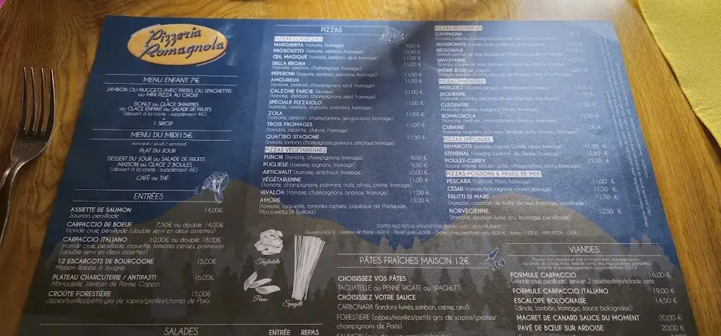 Menü_Pizzéria Romagnola_Doubs_Bild_2