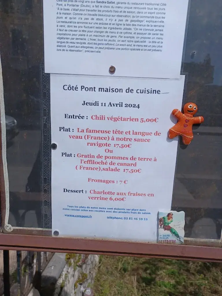 Menu_Côté Pont Maison De Cuisine_Pontarlier_image_3