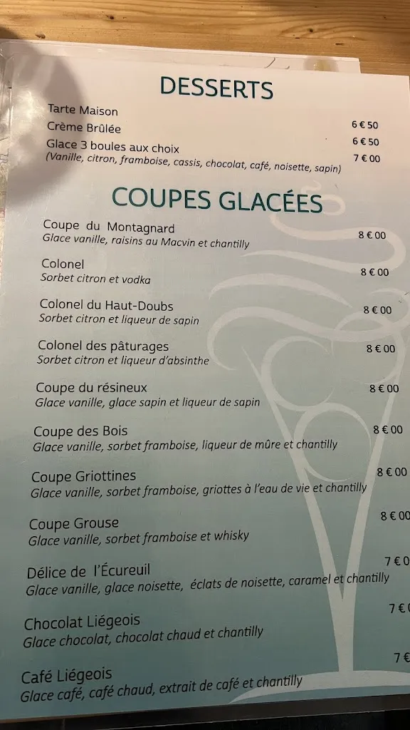 Menu_Auberge des Montagnards_Montperreux_image_1