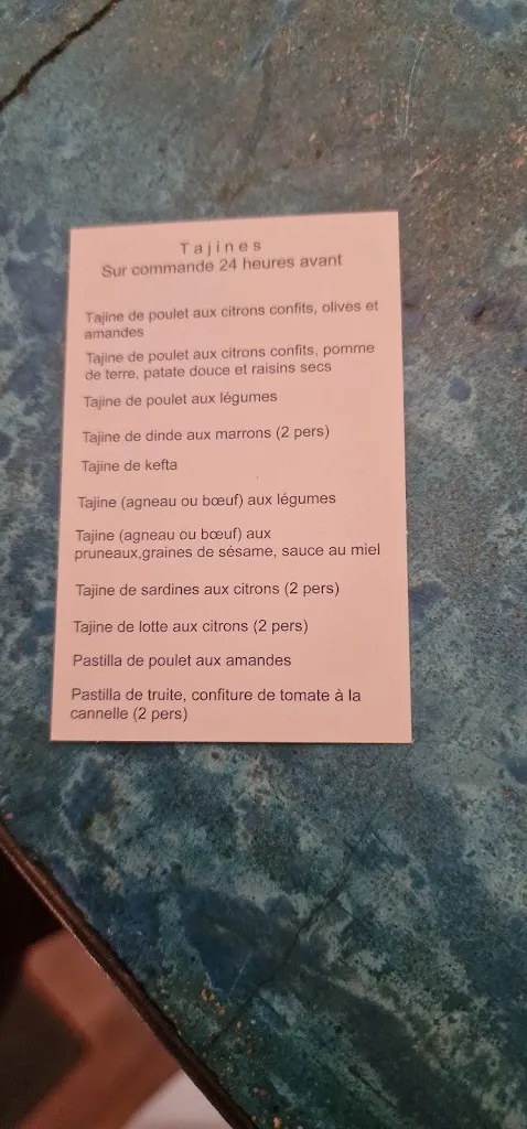 Menu_La Médina_Pontarlier_image_2