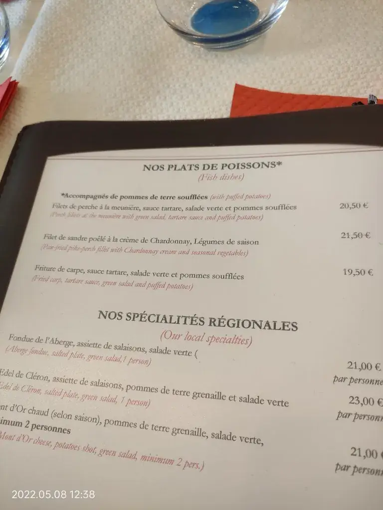 Menu_Le Bistrot de l'Aberge_Labergement-Sainte-Marie_immagine_3