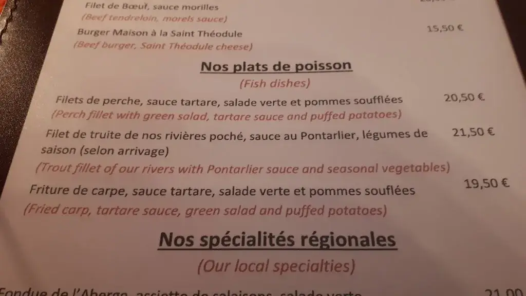 Menu_Le Bistrot de l'Aberge_Labergement-Sainte-Marie_immagine_4