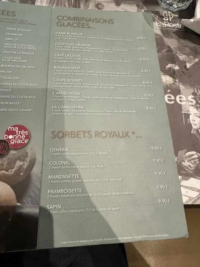 Menu_Brasserie De La Poste & La Suite_Pontarlier_image_1