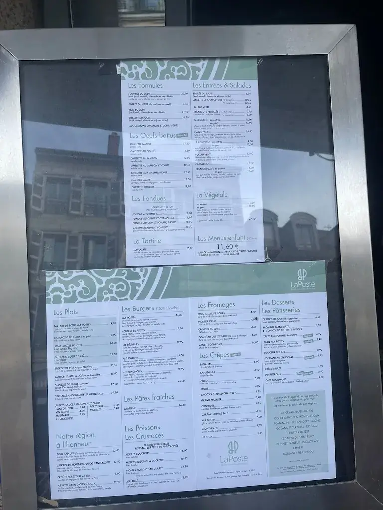 Menu_Brasserie De La Poste & La Suite_Pontarlier_image_3