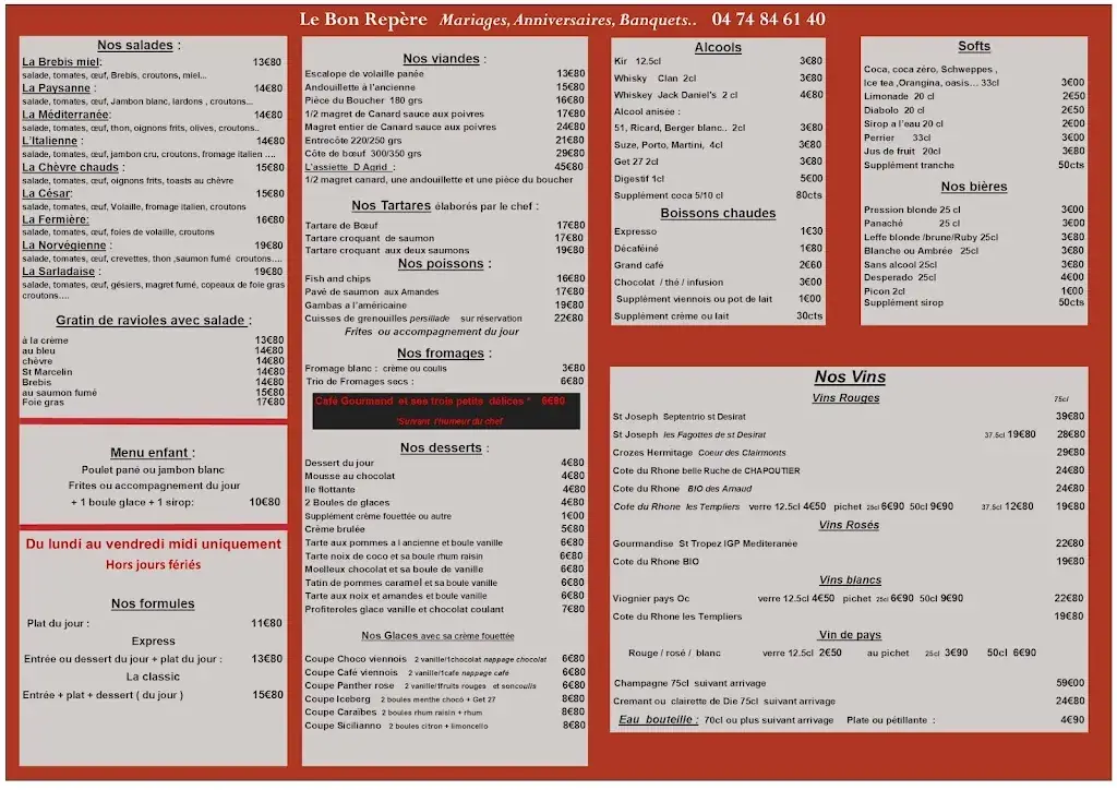 Menu_Le Bon Repere_Beaurepaire_image_1