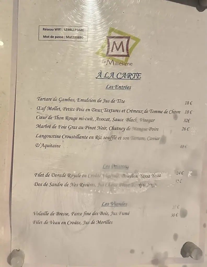 Menu_Le Millésime_Chambolle-Musigny_image_1