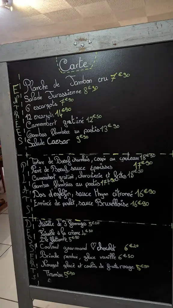 Menu_Restaurant le florida...Parc...bar...pizzeria_Brochon_image_2