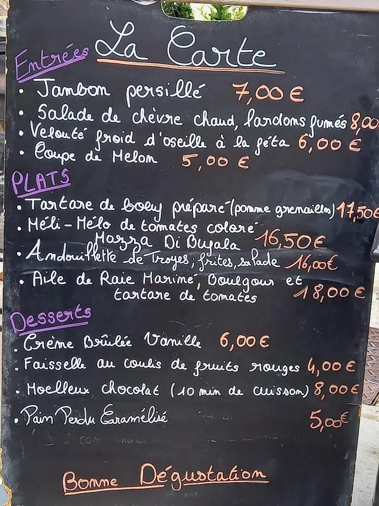 Menu_La Table d'Eole_Brochon_image_1