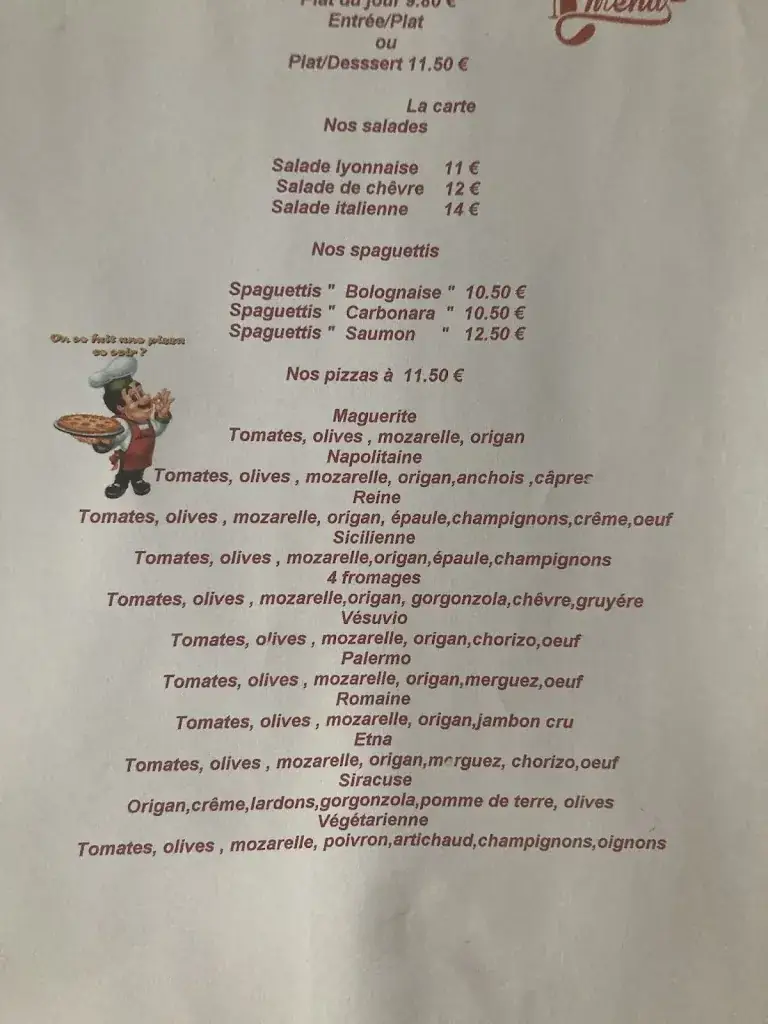 Menu_Restaurant Pizzeria Chez Giovanni_Roche-Vineuse_image_1