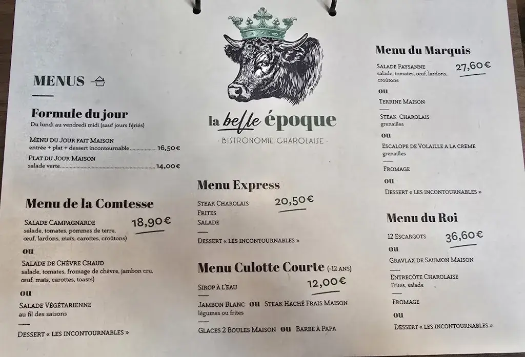 Menu_La belle epoque_Clayette_image_2