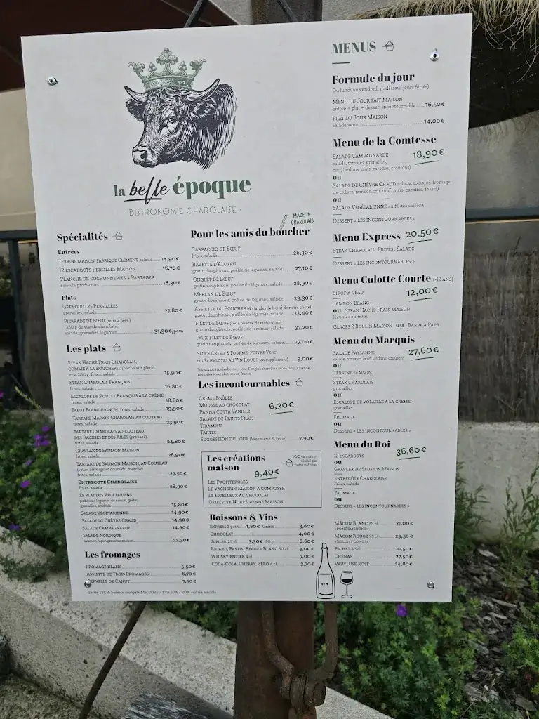 Menu_La belle epoque_Clayette_image_3