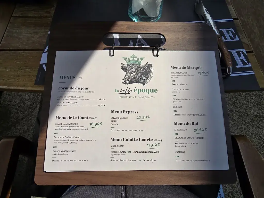 Menu_La belle epoque_Clayette_image_4