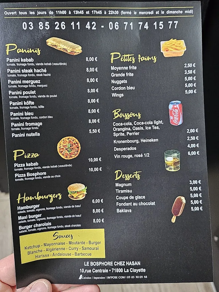 Menu_Le Bosphore Le Bosphore cevik Hasan_Clayette_image_2