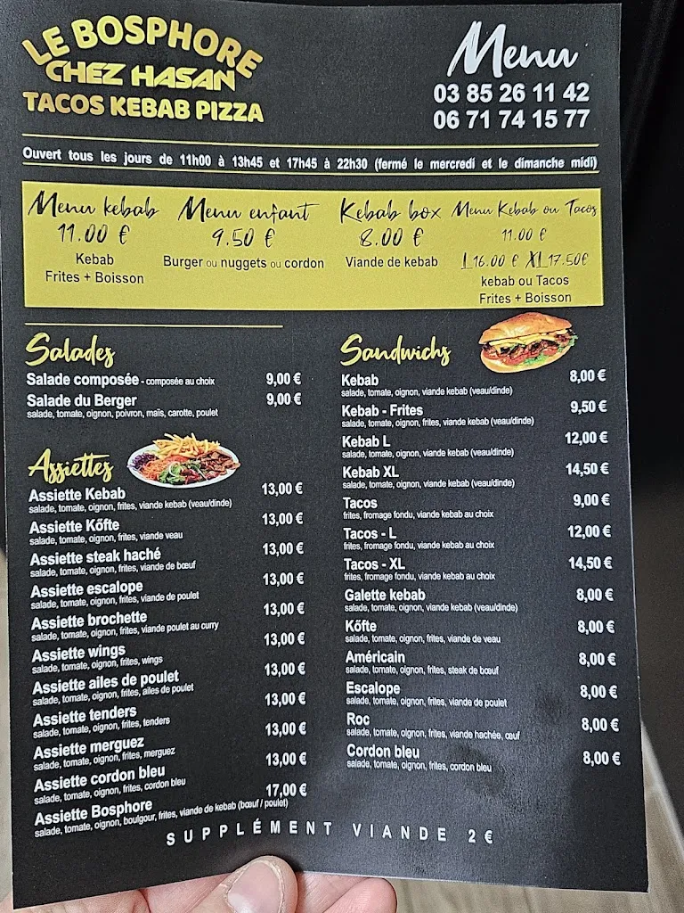 Menu_Le Bosphore Le Bosphore cevik Hasan_Clayette_image_3