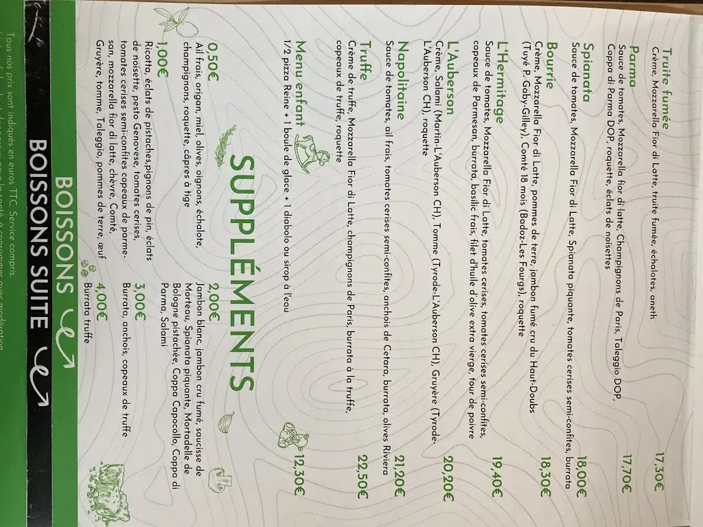 Menu_Pizzeria & Lounge l'Hermitage - Les Fourgs_Fourgs_image_3