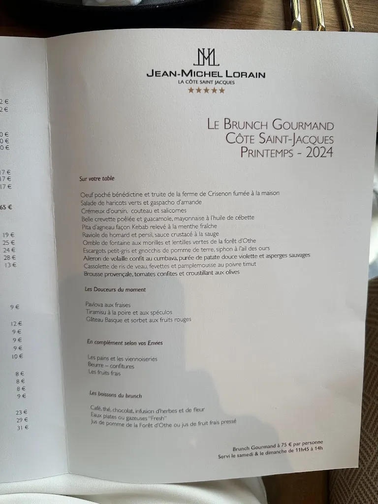 Menu_La Côte Saint Jacques & Spa_Joigny_immagine_4