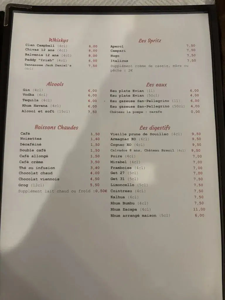 Menu_Le Bistrot du Chapeau_Joigny_image_1