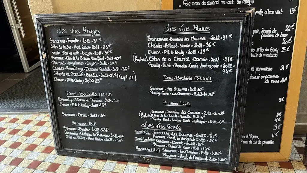 Menu_La Poule Noire_Charité-sur-Loire_image_4