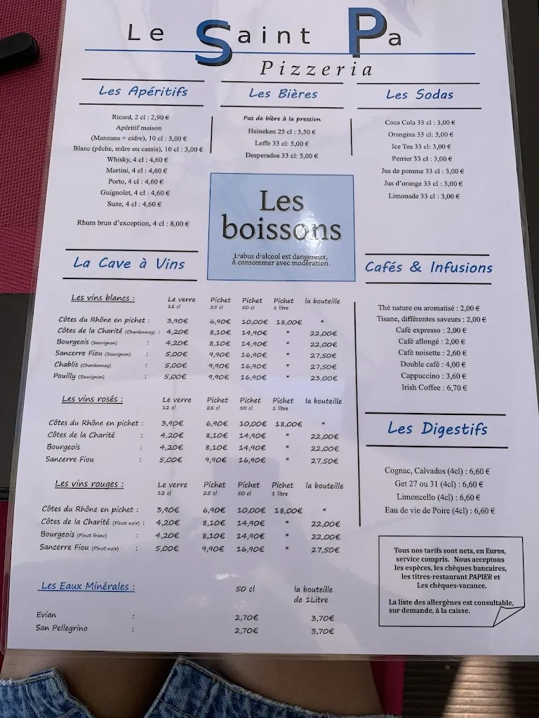 Menu_Le Saint Pa IV_Charité-sur-Loire_image_2