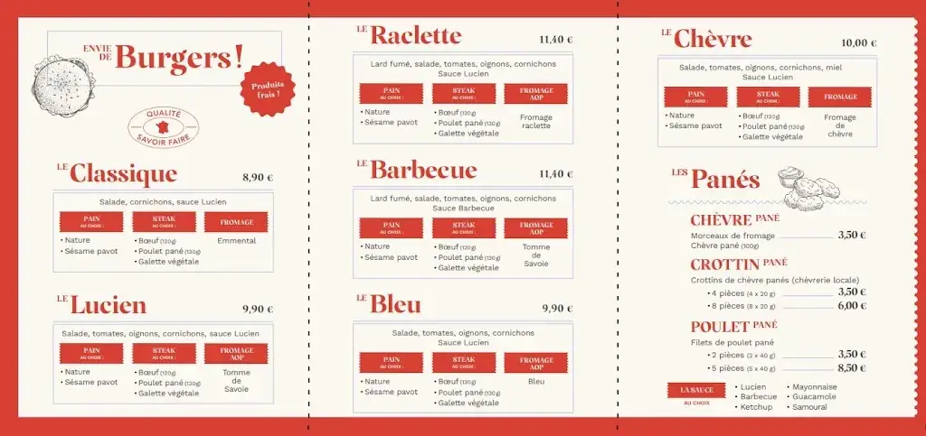 Menu_Les Burgers de Lucien - La Charité sur Loire_Charité-sur-Loire_image_1