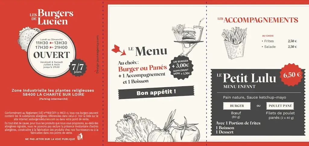 Menu_Les Burgers de Lucien - La Charité sur Loire_Charité-sur-Loire_image_4