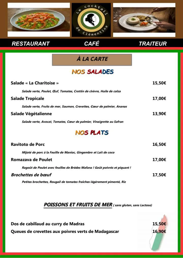 Menu_Le cocktail de Clémentine_Charité-sur-Loire_image_1