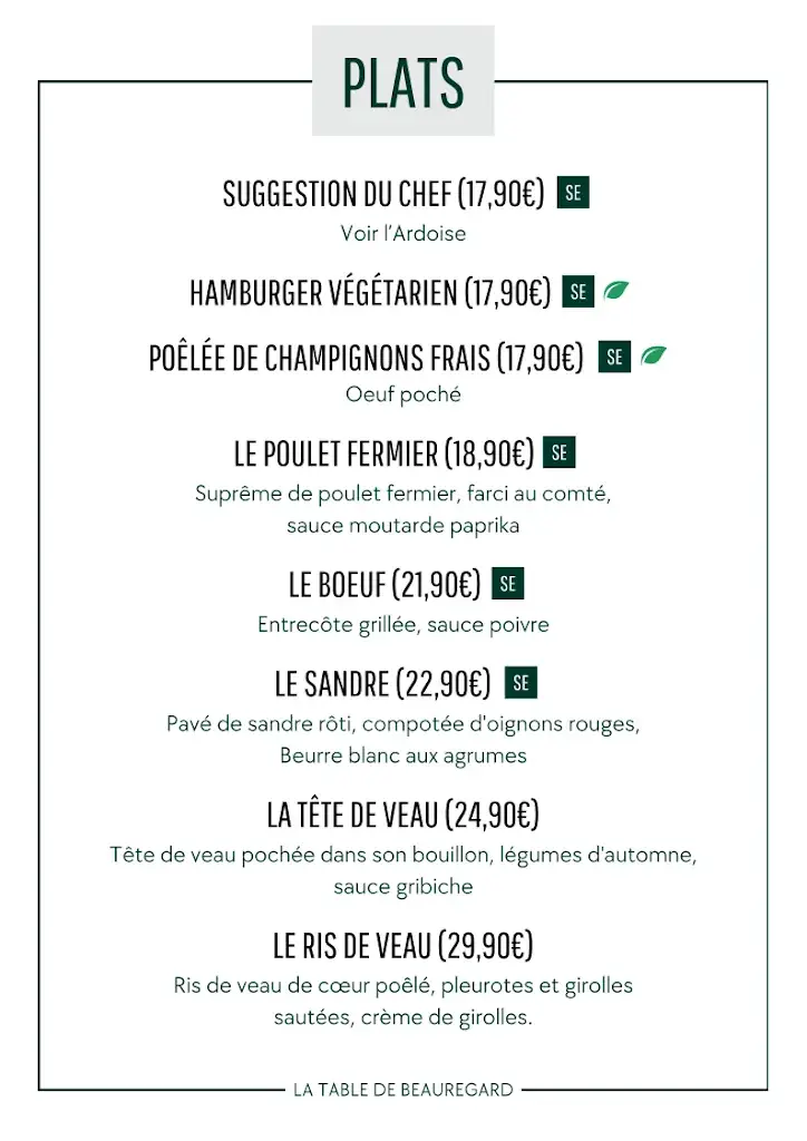 Menu_La Table de Beauregard ️Restaurant Dijon_Longvic_image_3