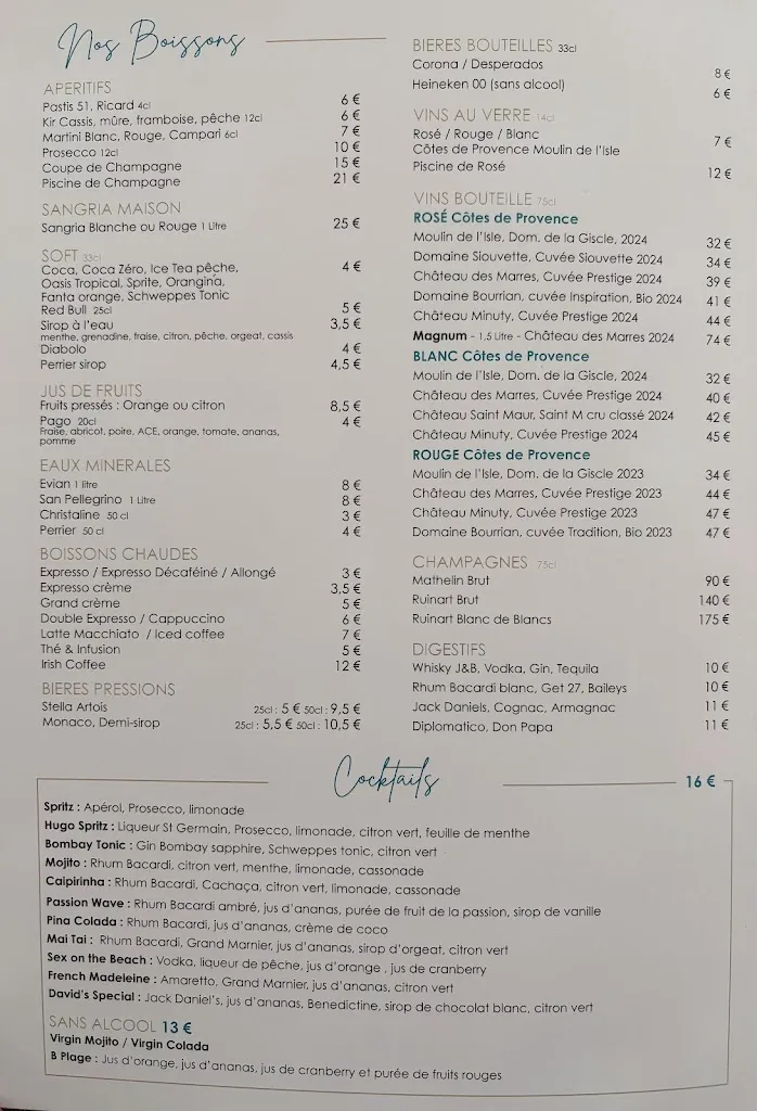 Menu_Le B Plage_Grimaud_image_1