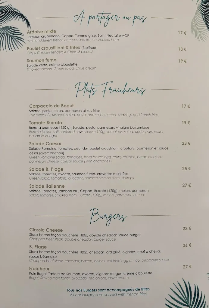 Menu_Le B Plage_Grimaud_image_3