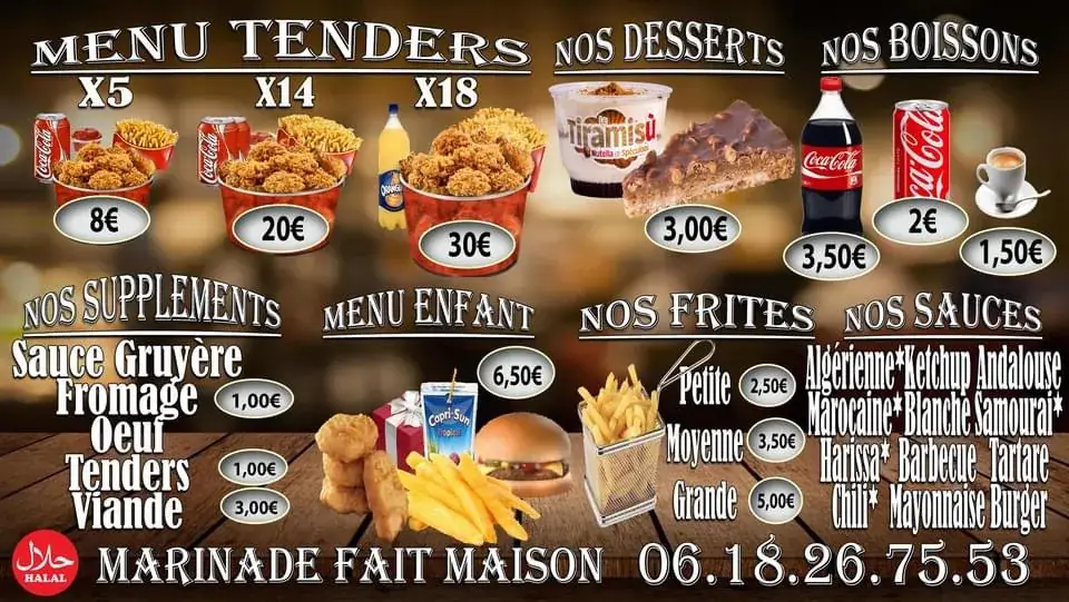 Menu_Les Aures_Saint-Claude_immagine_1