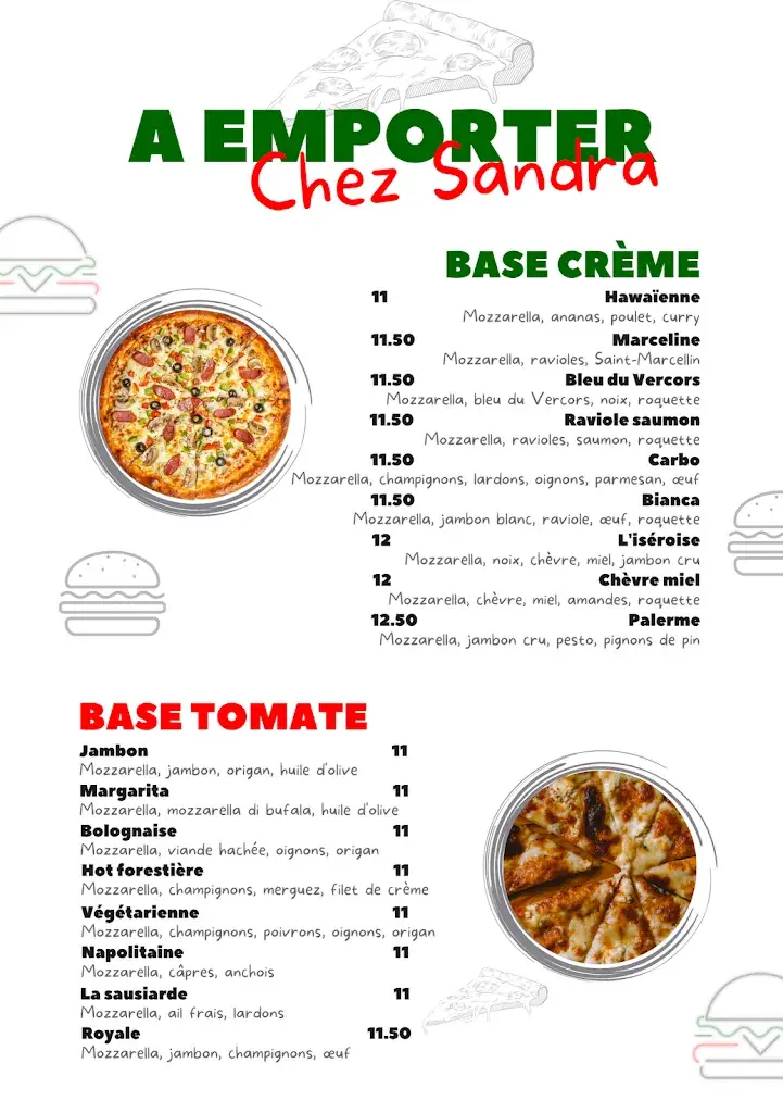 Menu_Café des Sports - Chez Sandra_Beauvallon_immagine_2