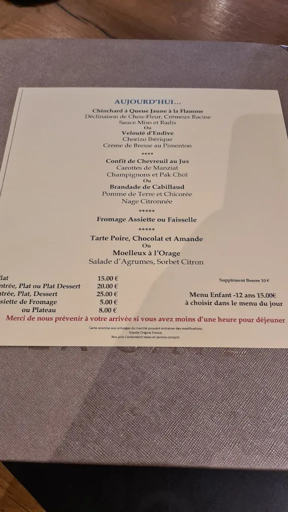 Menu_Cassis Restaurant Mâcon_Mâcon_image_1