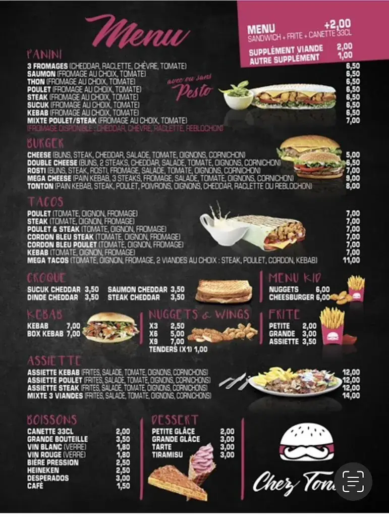 Menu_Chez Tonton_Mandeure_immagine_1