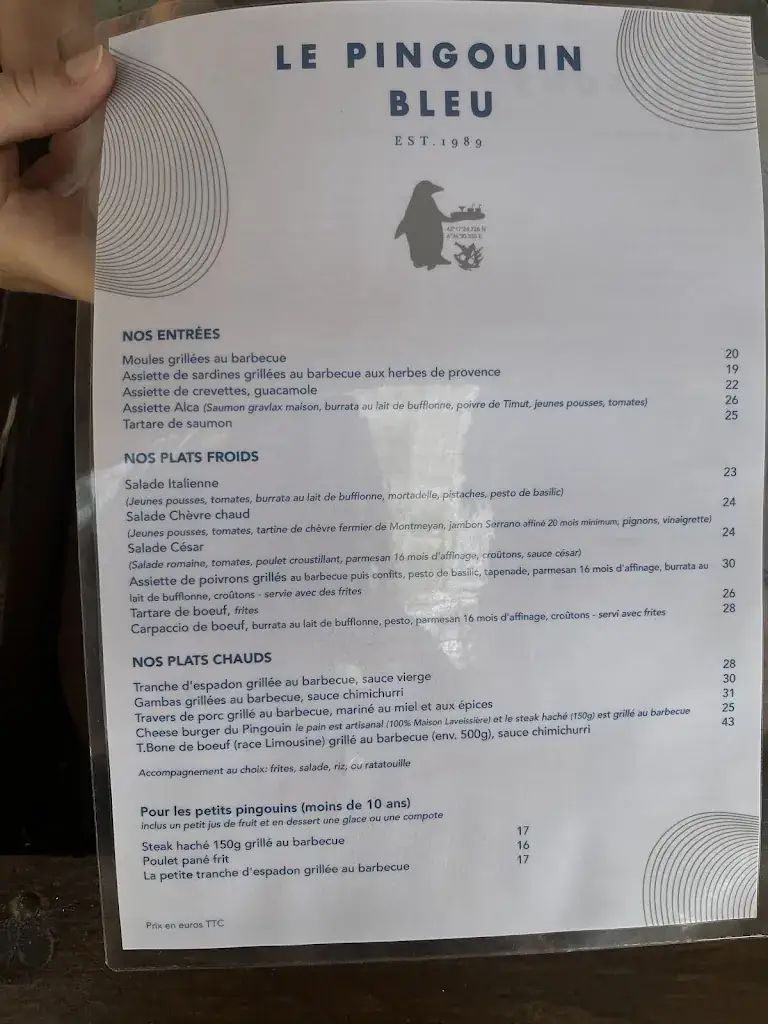 Menu_Le Pingouin Bleu_Grimaud_image_2