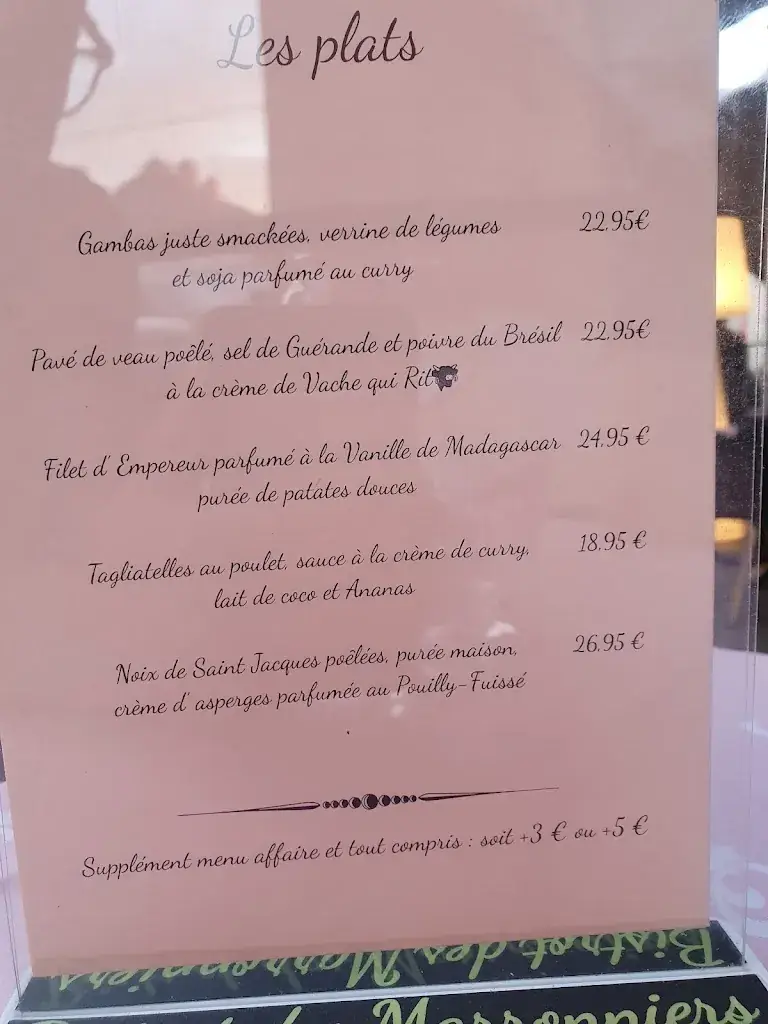 Menu_Le Bistrot des Marronniers_Lons-le-Saunier_image_4