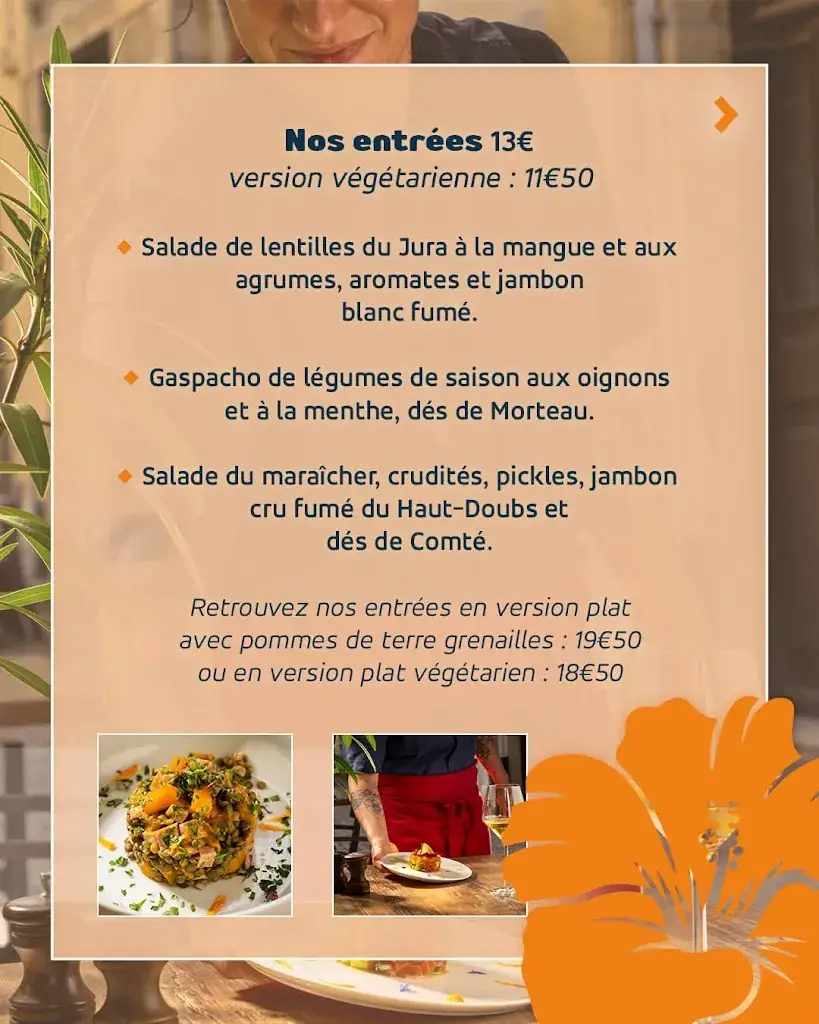 Menü_L'Hibiscus_Lons-le-Saunier_Bild_1